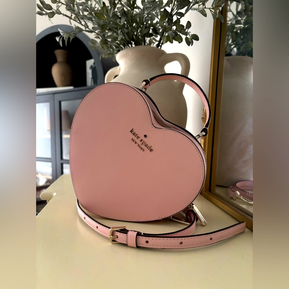 Kate Spade Pink Heart Crossbody Bag
